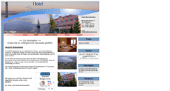 Desktop Screenshot of hotelbernsteinsee.de